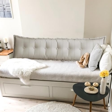 VERCART Large Bolster Headboard Pillow for Comfortable Support