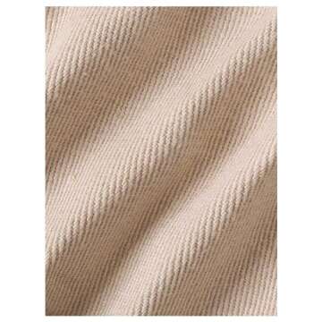 BEAUDRM Girl's Heart Pattern High Waist A Line Skirt Casual Regular Fit Short Denim Skirts Apricot 4Y