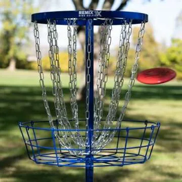 Remix Deluxe Practice Disc Golf Basket - Easy to Assemble