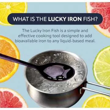 The Original Lucky Iron Fish ®. An Iron Supplement Alternative to Reduce Deficiency. NO SIDE EFFECT...