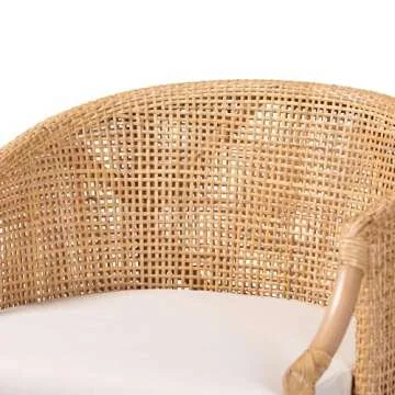 Bali & Pari Lumajang Bohemian Rattan Wood Bar Stool