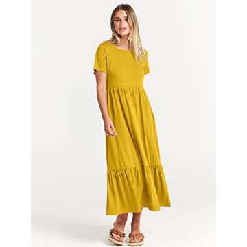 Stylish ANRABESS Summer Maxi Dress for Women 2025 Trendy