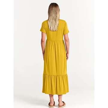 Stylish ANRABESS Summer Maxi Dress for Women 2025 Trendy