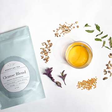 Moontime Tea Organic Cleanse and Detox Tea for Women - 30 Tea Bags