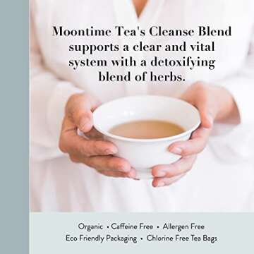 Organic Detox Tea for Women with Mint and Dandelion