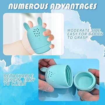 7-Piece Mold Free Silicone Baby Bath Toy Set for Infants 6-12 Months, Bathtub Toys for Toddlers 1-3, Water Toys, Pool Toy, Dishwasher Safe