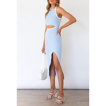 Women’s Pink Queen Bodycon Midi Dress - Light Blue
