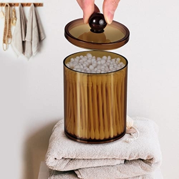 Stylish Acrylic Bathroom Canisters - Versatile & Durable Storage