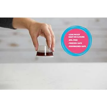 50 Pack BPA-Free Baby Food Storage Containers with Lids