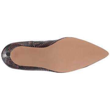 Steve Madden Women's Kinga Fashion Boot, Brown Snake, 5.5 M US