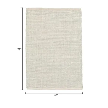 Dash and Albert Marled Cotton Area Rug - Durable Accent Rug