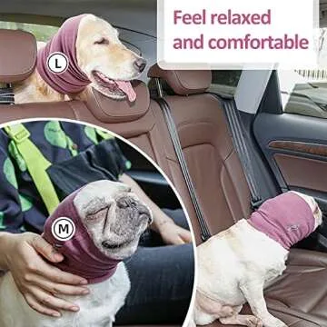 Dog Calming Hood for Grooming & Anxiety Relief