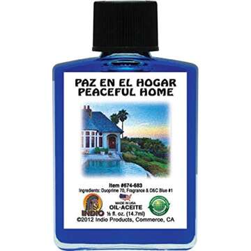 INDIO Oil - Peaceful Home 1/2oz - Spiritual Anointing Oil