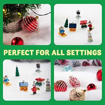 JOYIN Christmas Snow Blanket Roll (3x8 Ft,2 Pcs) for Christmas Decoration, Village Displays, Under The Christmas Tree, Thick White Soft and Fake Snow Cover for Holiday Decor and Winter Displays