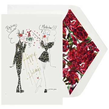 Jonathan Cohen x Dempsey and Carroll Holiday: Mistletoe - 10 cards and 10 hand-lined envelopes