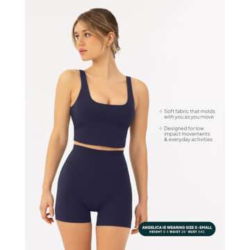 PAVOI ACTIVE Scoop Workout Tank with Built-in Bra