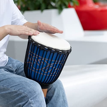AIMEIS Djembe Drum Crafted from Mahogany and Goatskin