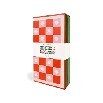 ban.do Game Night 2-in-1 Checkers and Backgammon Set