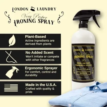 Unscented Ironing & Sizing Spray - 32 Oz Alternative Starch