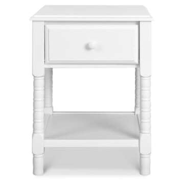 DaVinci Jenny Lind Nightstand in White for Kids Room