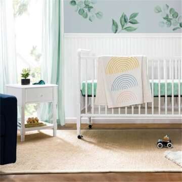 DaVinci Jenny Lind Nightstand in White for Kids Room