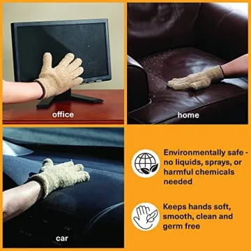 Master Manufacturing CleanGreen Dusting Gloves for Easy Cleaning