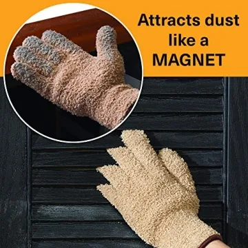Master Manufacturing CleanGreen Dusting Gloves for Easy Cleaning
