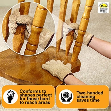 Master Manufacturing CleanGreen Dusting Gloves for Easy Cleaning