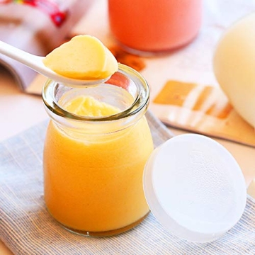 KAMOTA 40 Pack 4 oz Glass Yogurt Jars For Jam and Honey