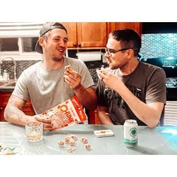 Chunk Nibbles Sweet and Salty Snacks | Strawberry Flavor Snack Mix Individual Packs | Sweet Treats for Kids and Adults | 4.25oz | 3 Resealable Packs