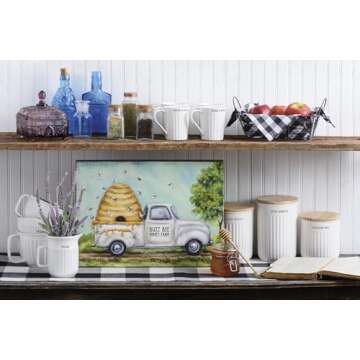 Primitives by Kathy 103183 Rustic Wire Basket, Small