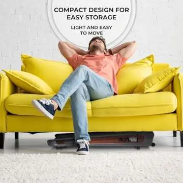 NLX Y8000 Treadmill - Under-Desk Treadmill Perfect for Home or Office Use, Walking or Running Treadmill with Adjustable Incline, 260 lbs Max User Capacity - by NLX Brand