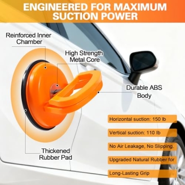 BCNNQS-X Car Dent Remover Tool for Car, Car Dent Puller Kit Auto Body Dent Remove, Suction Cup for C...