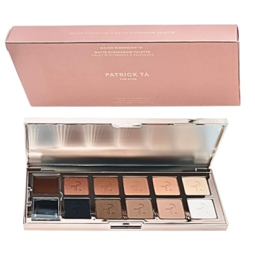 PATRICK TA Major Dimension III Matte Eyeshadow Palette - Versatile Colors for All Occasions