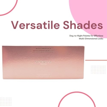 Vibrant PATRICK TA Matte Eyeshadow Palette for All Looks