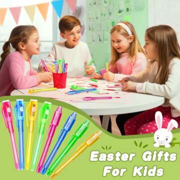 32 Pack 2 Style Invisible Ink Pen with UV Light - Secret Spy Pens for Kids
