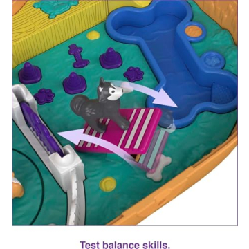 Polly Pocket Corgi Cuddles Compact with 2 Dolls & More