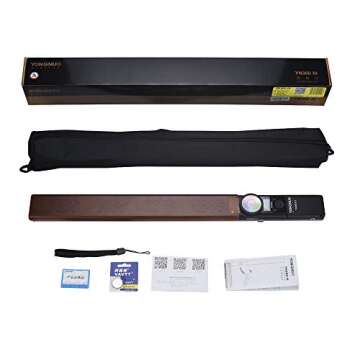 YONGNUO YN360 III YN360III Upgraded LED Video Light, 3200K-5600K Bi-Color Handheld Photography Ice L...