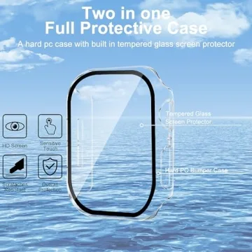 Smiling 2 Pack Apple Watch Protective Case 40mm