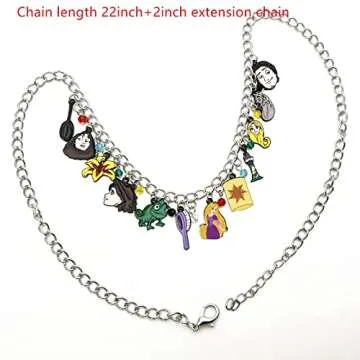 DreamWater Anime Cartoon Charm Necklace for Women