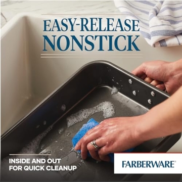 Farberware Nonstick Roaster with Rack - 11" x 15"