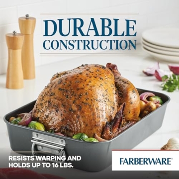 Farberware Nonstick Roaster with Rack - 11" x 15"