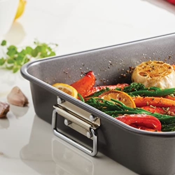 Farberware Nonstick Roaster with Rack - 11" x 15"