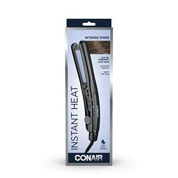 Conair Instant Heat Ceramic Flat Iron for Sleek Styles