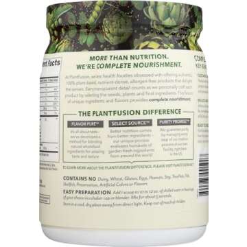 PlantFusion Complete Vegan Protein Powder - Plant Based Protein Powder With BCAAs, Digestive Enzymes...
