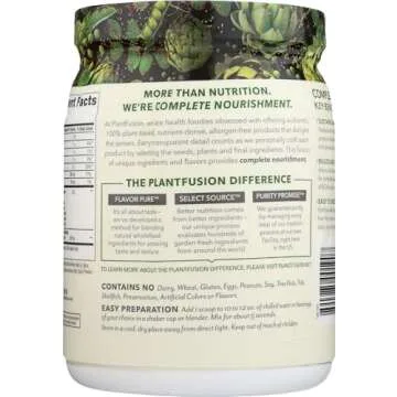 PlantFusion Complete Vegan Protein Powder - Plant Based Protein Powder With BCAAs, Digestive Enzymes...