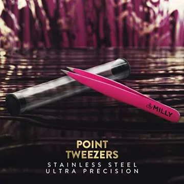 Precision By MILLY Pointed Tweezers – High Carbon Stainless Steel