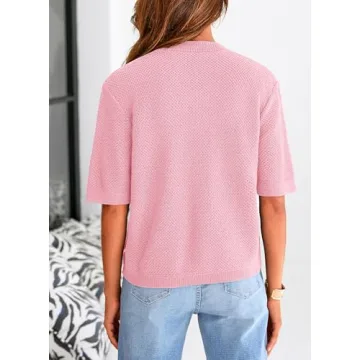 PRETTYGARDEN Light Pink Cardigan - Stylish Comfort Awaits