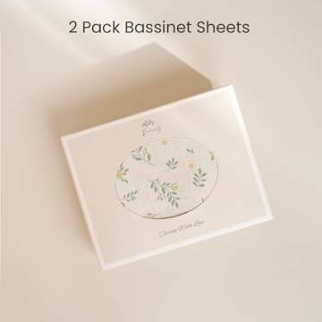 Konssy Muslin Changing Pad Cover for Baby Girls Boys, 100% Cotton Fitted Diaper Chang Table Covers, Soft Breathable Changing Pad Sheets, 2 Pack (Leafy,Green)