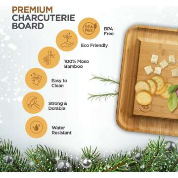 Premium Cheese Board and Knife Set - Entertain in Style